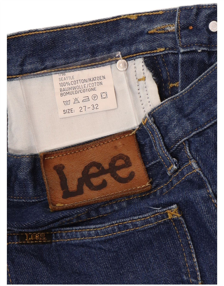 LEE Γυναικείο Seattle Straight Jeans W27 L32 Μπλε βαμβακερό