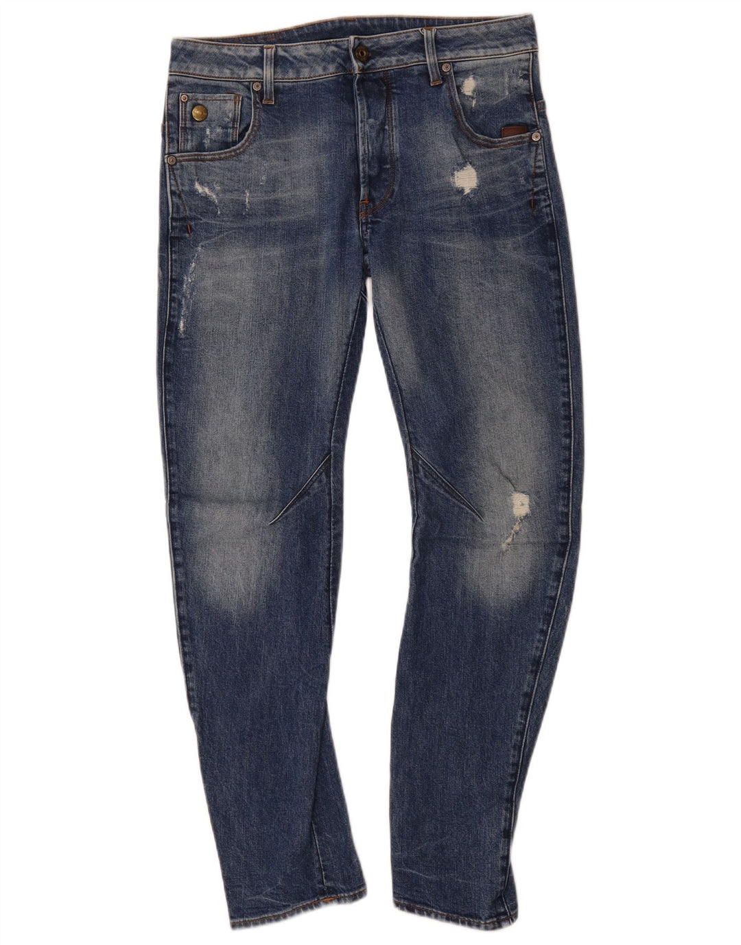 Ανδρικό G-Star Distressed Slim Jeans W29 L30 Blue Cotton