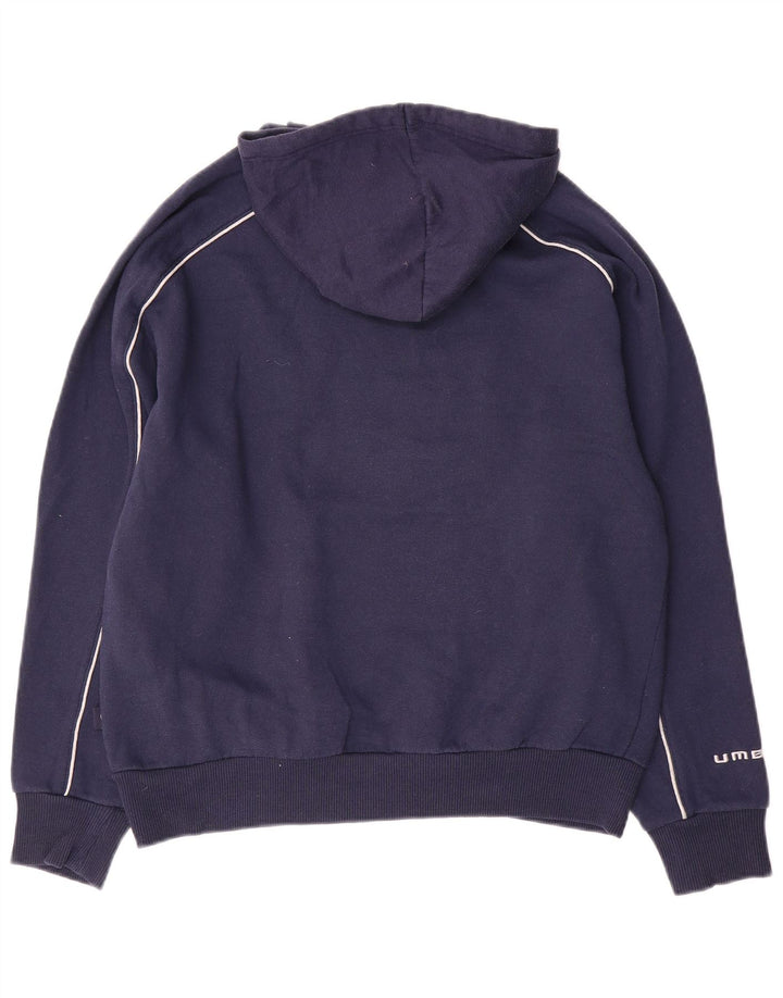Umbro Ανδρικό Hoodie Jumper Μικρό Navy Blue Polyester