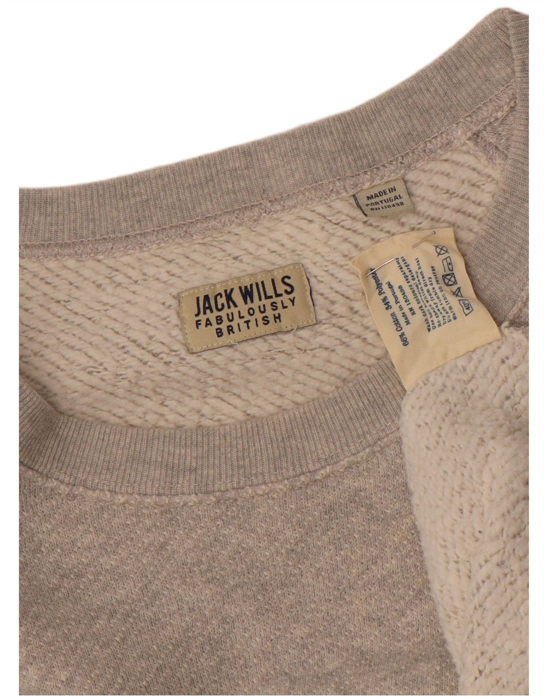 Ανδρικό φούτερ Jack Wills Jumper, μεσαίο γκρι, βαμβακερό