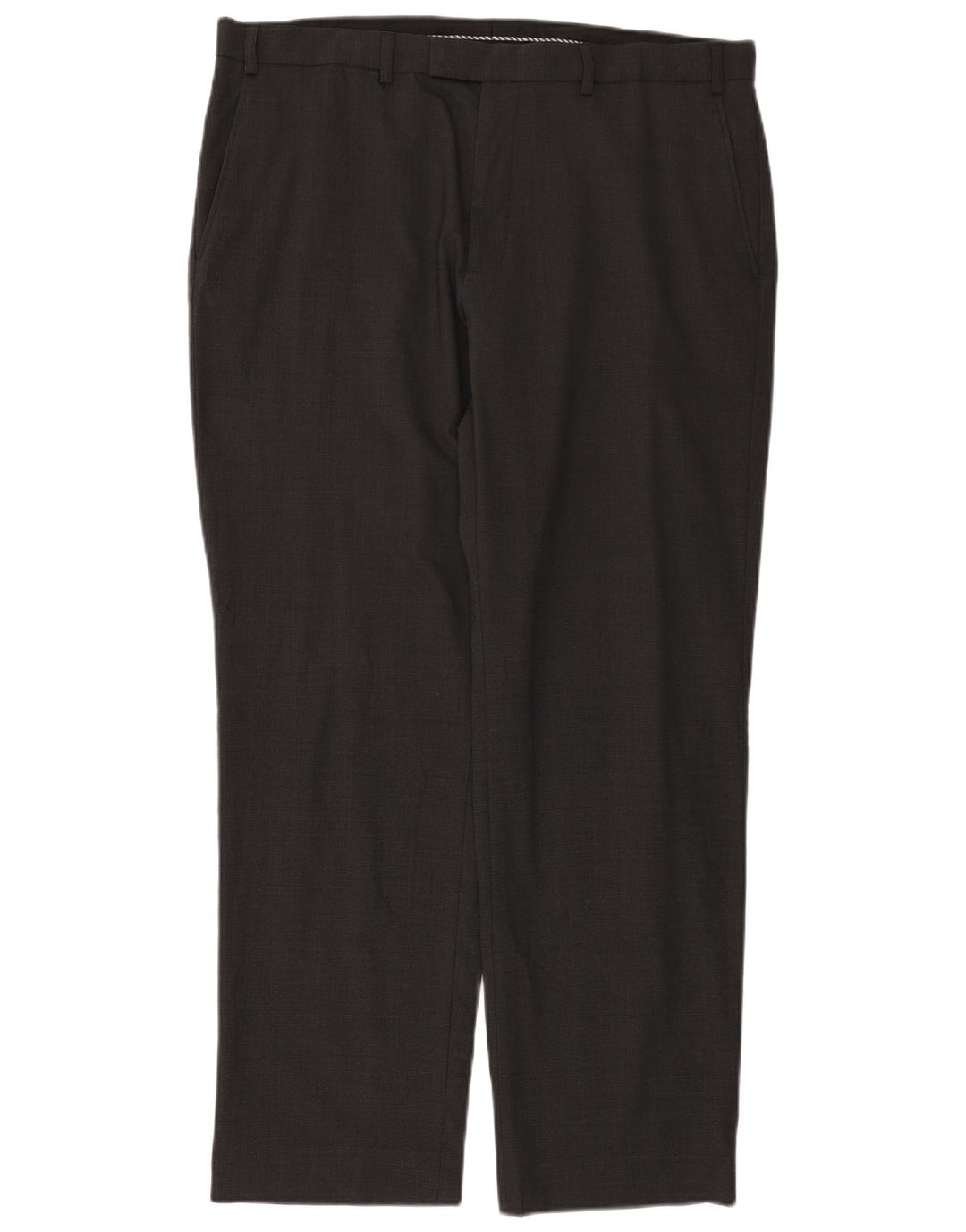 Ανδρικό ίσιο παντελόνι Marks & Spencer W38 L31 Γκρι μαλλί