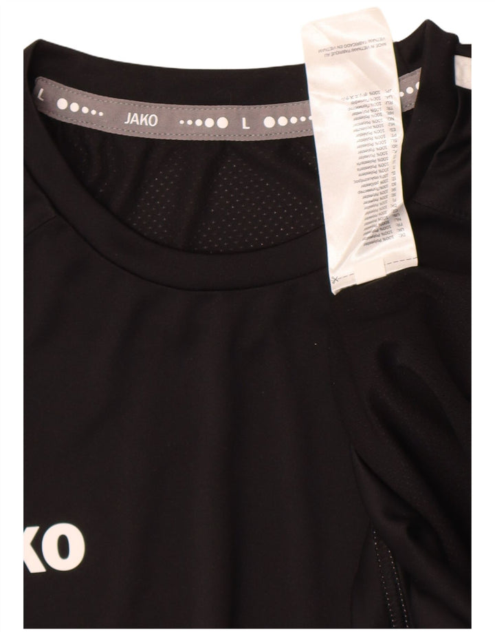 Ανδρικό T-Shirt JAKO Top Large Black Colourblock Polyester