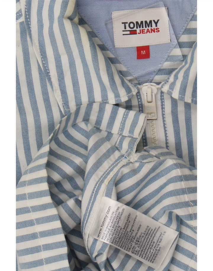 Ανδρικό πουλόβερ κοντομάνικο πουλόβερ Tommy Hilfiger Βαμβακερό μεσαίο μπλε ριγέ