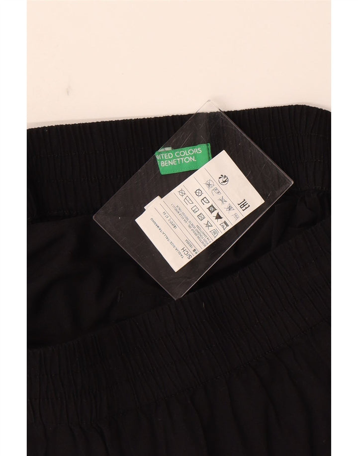 BENETTON Γυναικείο Casual σορτς Small W26 μαύρο βαμβακερό