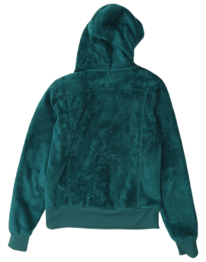 THE NORTH FACE Γυναικείο φλις άλμα με κουκούλα UK 14 Large Green Polyester