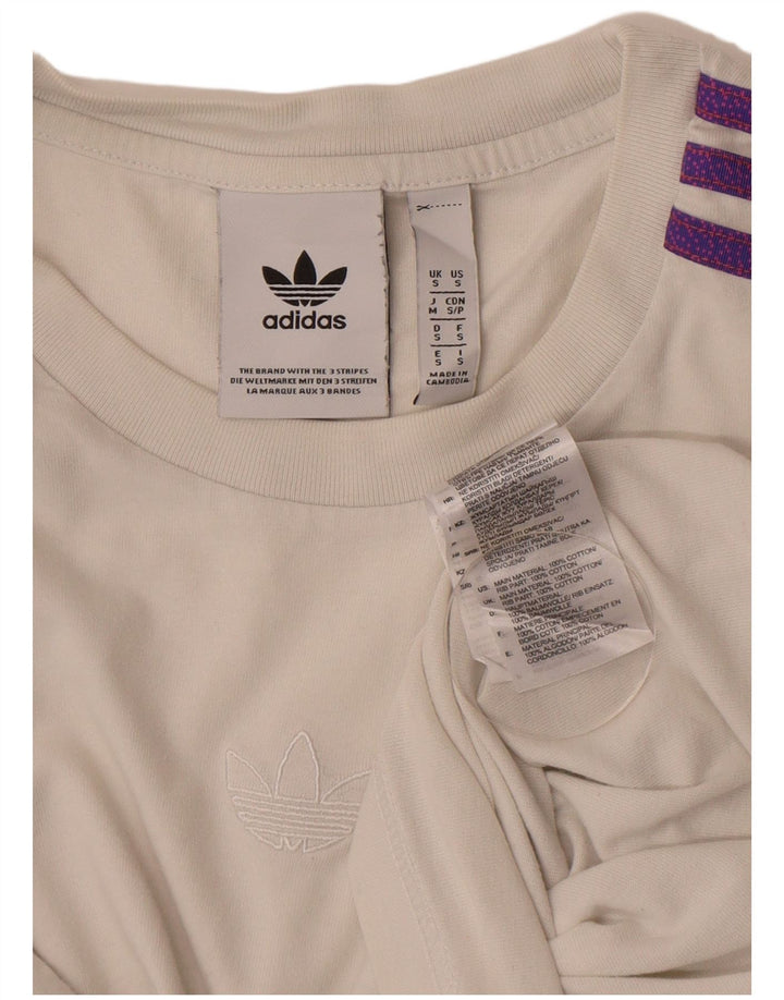Ανδρικό T-Shirt Adidas Top Μικρό λευκό βαμβακερό