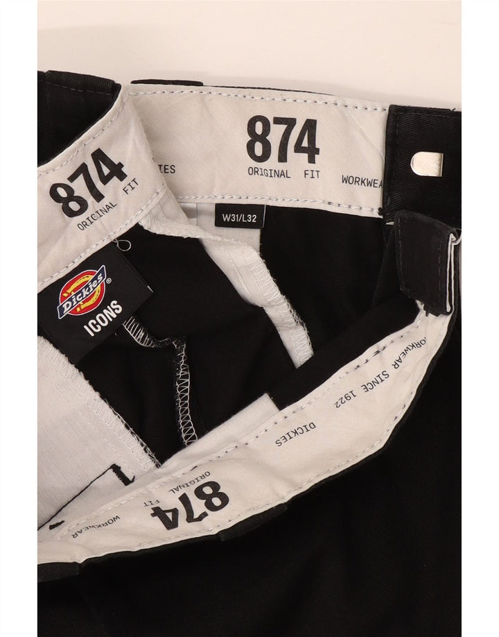 DICKIES Ανδρικό 874 Παντελόνι Chino με ίσια εφαρμογή W31 L32 Μαύρο