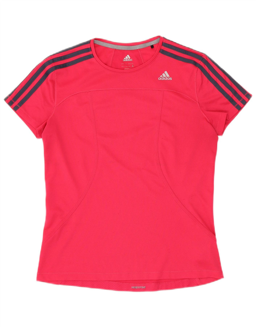 Γυναικείο T-Shirt Climalite ADIDAS Top 14 μεσαίου ροζ πολυεστέρα