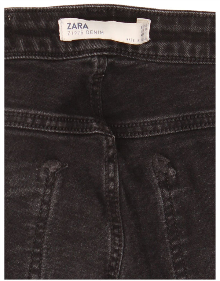 Zara Γυναικείο Tapered Jeans EU 40 Medium W30 L28 Black