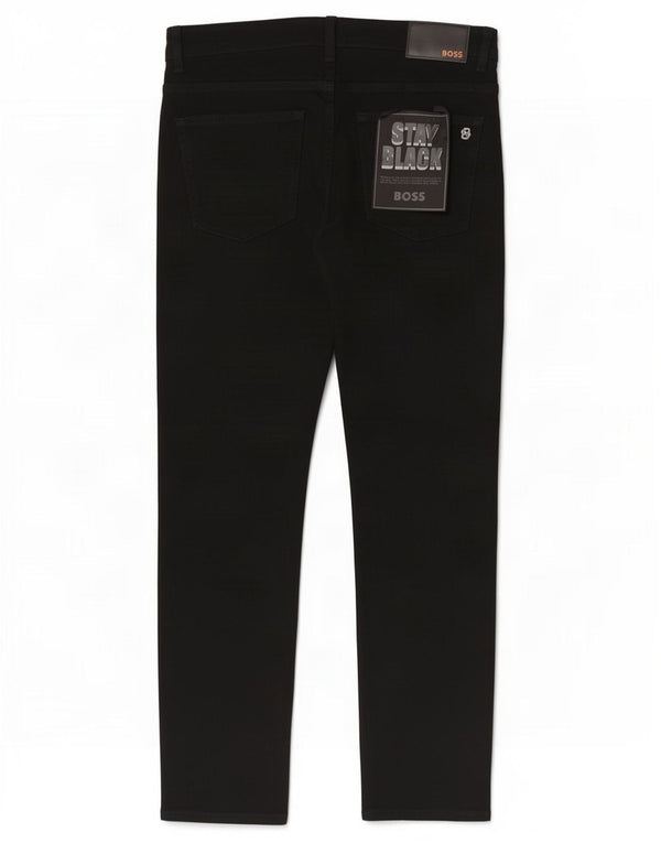 Hugo Boss Mens Slim Jeans W32 L32 Black Cotton
