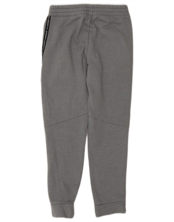 UNDER ARMOR Girls Graphic αθλητική φόρμα παντελόνι Joggers 7-8 ετών Small Grey