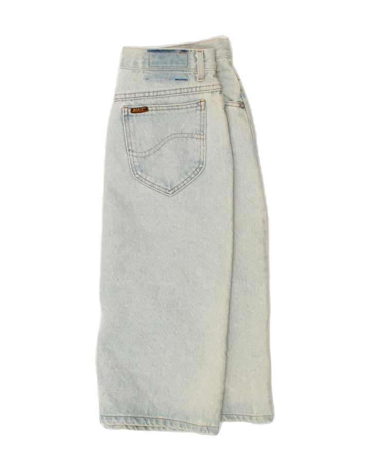 RIFLE Womens Denim Skirt W32 Large Blue Cotton Vintage Rifle and Second-Hand Rifle from Messina Hembry 