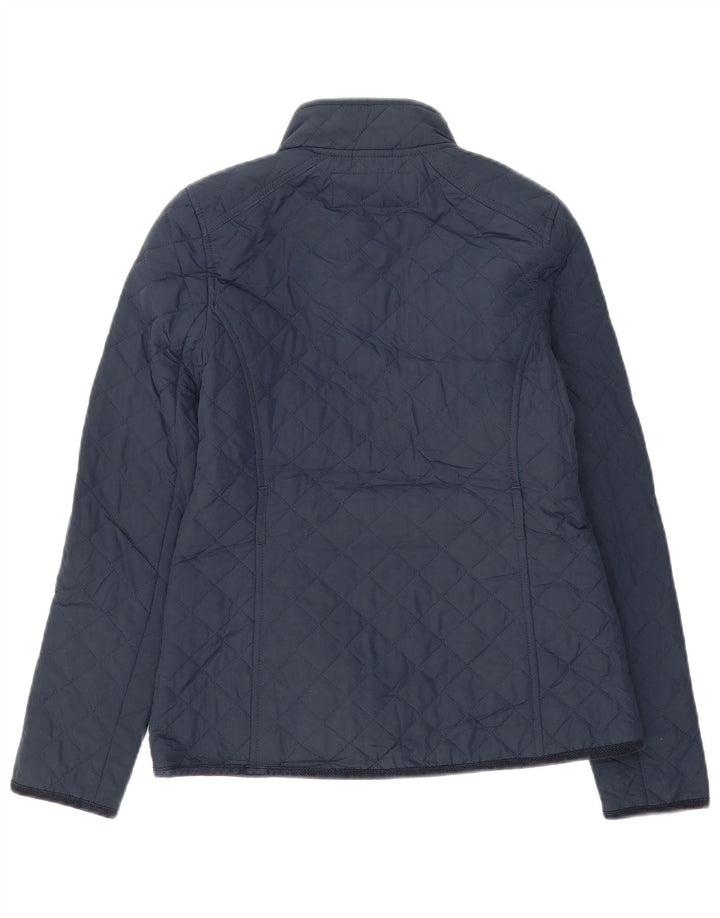 Jack Wills Γυναικείο καπιτονέ μπουφάν UK 10 Small Navy Blue Polyester