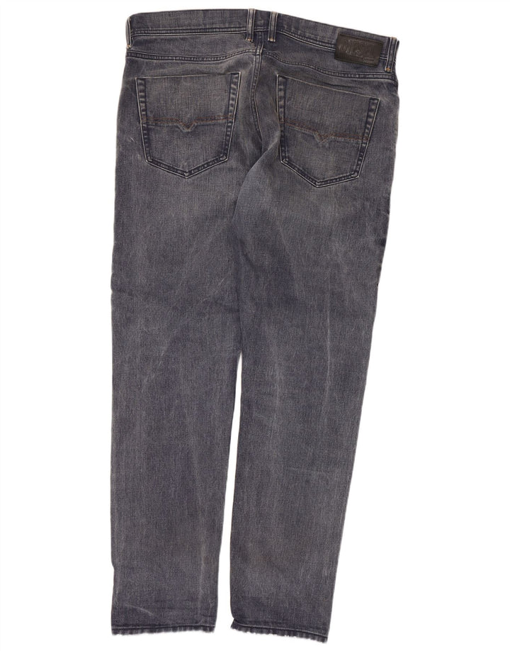 Diesel Mens Slim Jeans W36 L31 Navy Blue Cotton