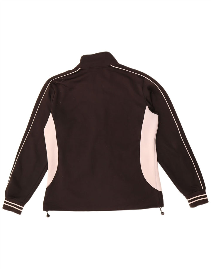 Γυναικεία αθλητική φόρμα Asics Top Jacket UK 18 XL Black Colourblock Polyester