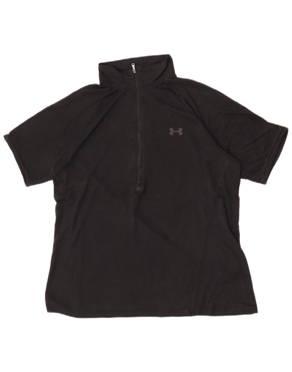 Under Armour Γυναικείο T-Shirt με φερμουάρ Top UK 14 Large Μαύρο