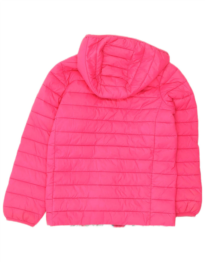 Τζάκετ Joules Girls Hooded Geded Jacket 9-10 Years Pink Polyamide