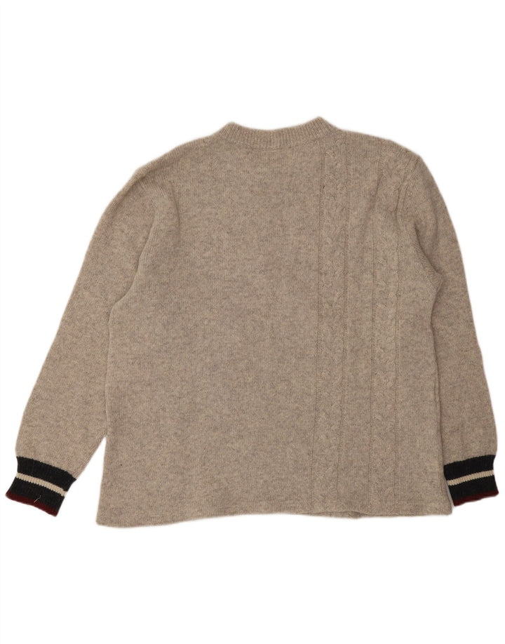 Ανδρικό πουλόβερ ICEBERG Graphic Crew Neck Jumper Medium Beige Animals