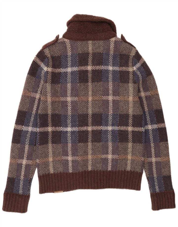Στρατιωτικό μπουφάν Jean's West Mens UK 38 Medium πολύχρωμο Check
