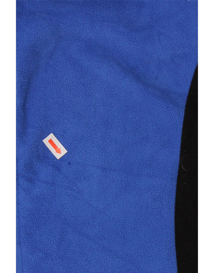 Calvin Klein Γυναικείο τζάκετ με γραφικά φλις UK 14 Medium Blue Colourblock