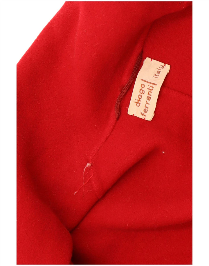 Vintage Γυναικείο Πανωφόρι UK 22 3XL Κόκκινο