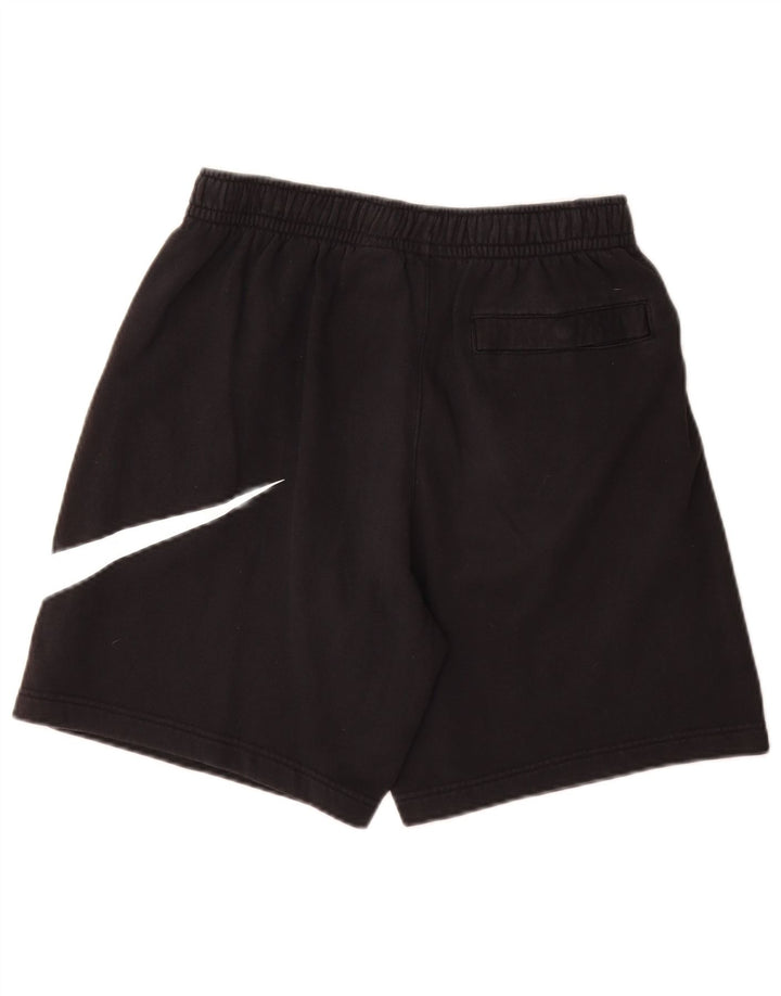Ανδρικό γραφικό αθλητικό σορτς Nike, μικρό μαύρο βαμβακερό