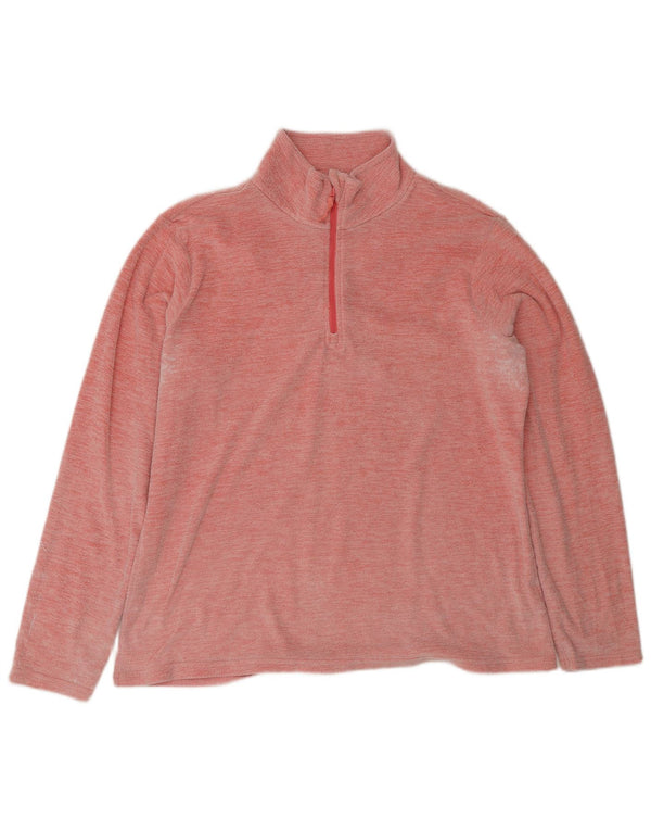 Mountain Warehouse Γυναικείο φερμουάρ Fleece Jumper UK 18 XL Pink Polyester
