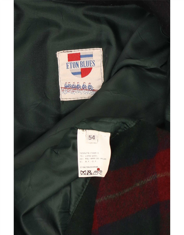 ETON BLUES Ανδρικό Πανωφόρι IT 54 2XL Μαλλί Navy Blue