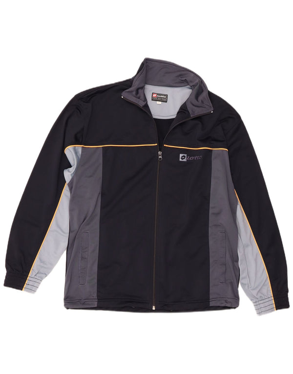 Ανδρική φόρμα Lotto Top Jacket Medium Navy Blue Colourblock Sports