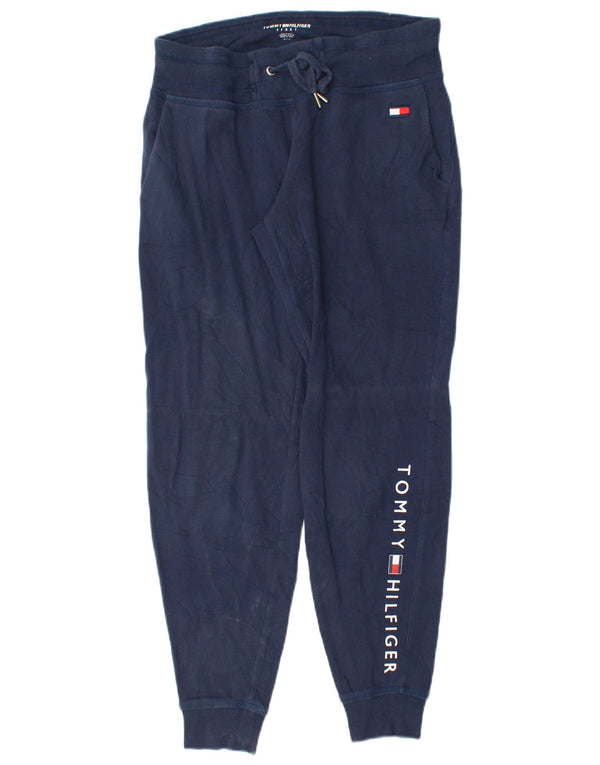 Champion Womens Graphic αθλητική φόρμα παντελόνι Joggers UK 10 Small Navy Blue