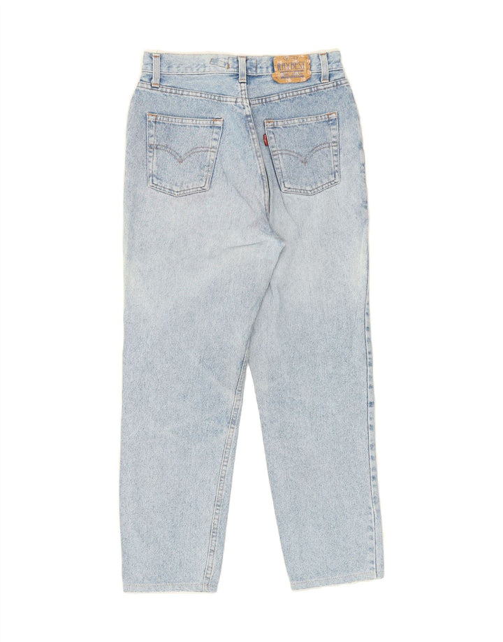 RAYBEST Womens Crop Tapered Jeans W28 L25 Blue Vintage Raybest and Second-Hand Raybest from Messina Hembry 
