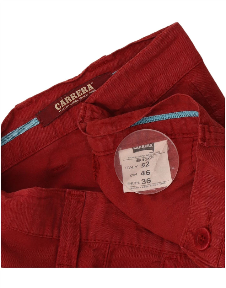 Carrera Ανδρικό Σορτς Cargo IT 52 XL W36 Κόκκινο βαμβακερό