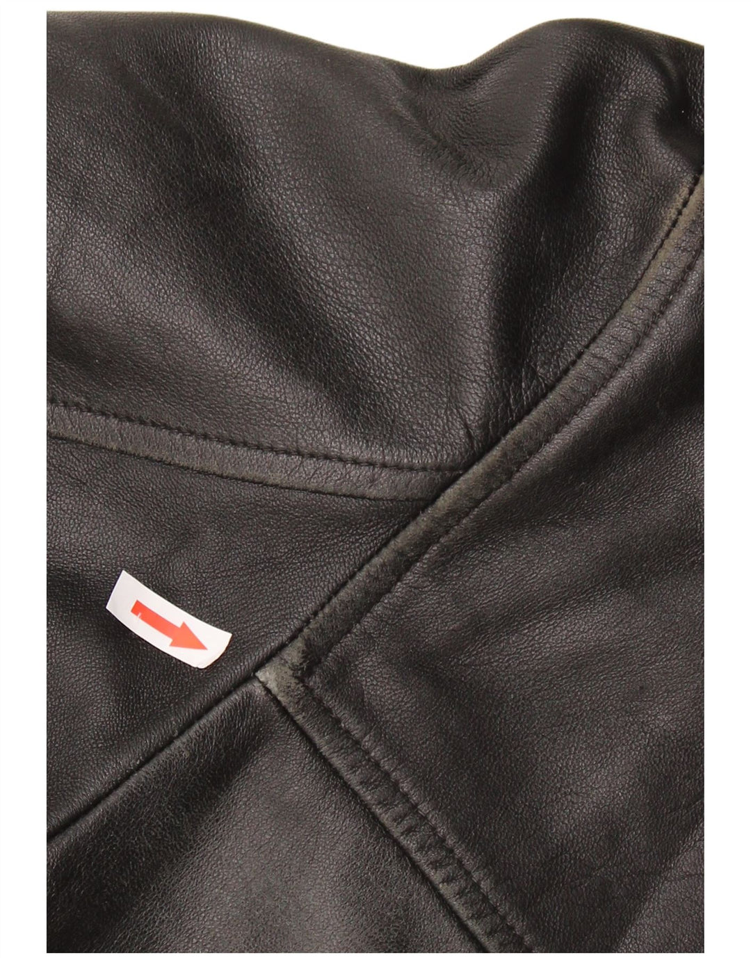 VINTAGE Ανδρικό Δερμάτινο Μπουφάν UK 42 XL Μαύρο Δερμάτινο