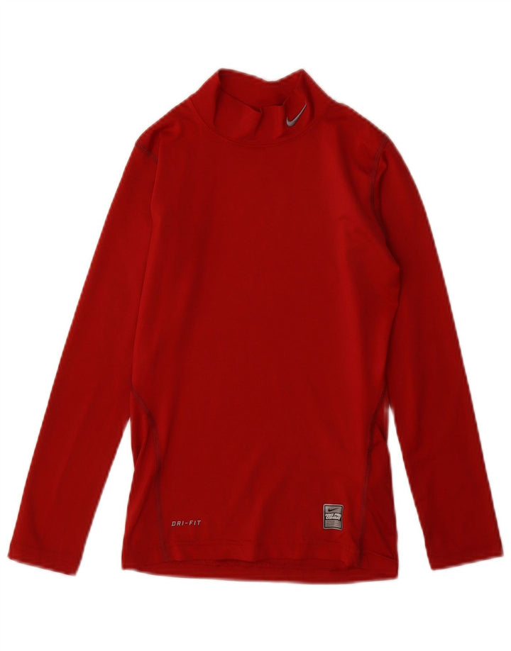Nike Girls Dri Fit Top μακριά μανίκια 10-11 ετών Μεσαίο μπορντό πολυεστέρας