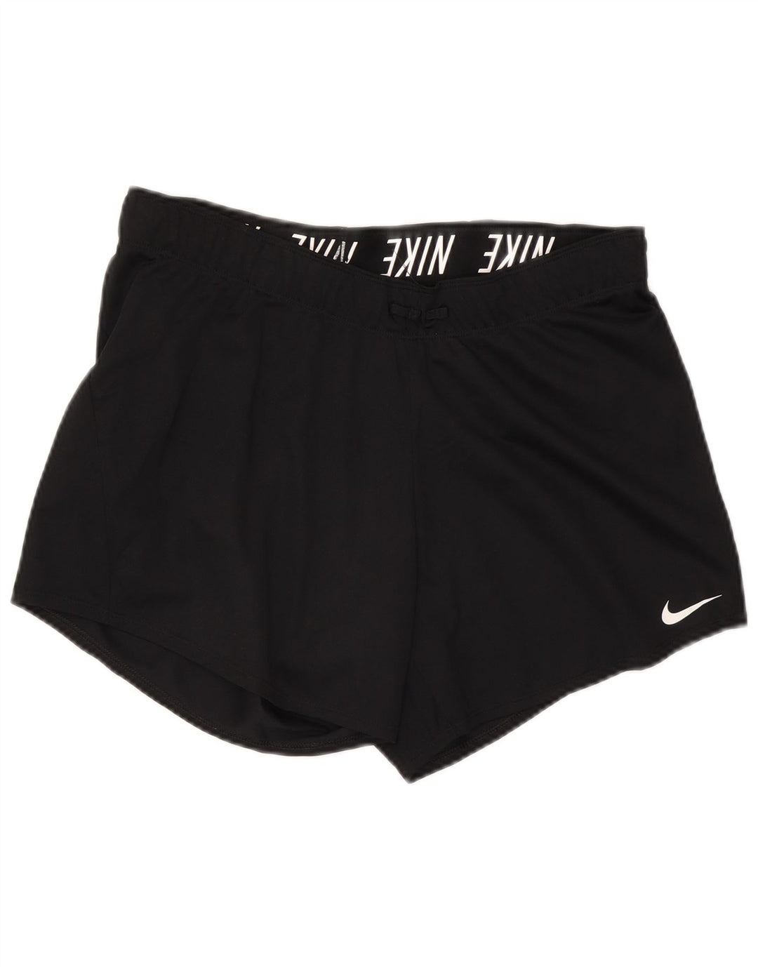 Γυναικείο αθλητικό σορτς Nike Dri Fit UK 14 μεγάλο μαύρο πολυεστέρα