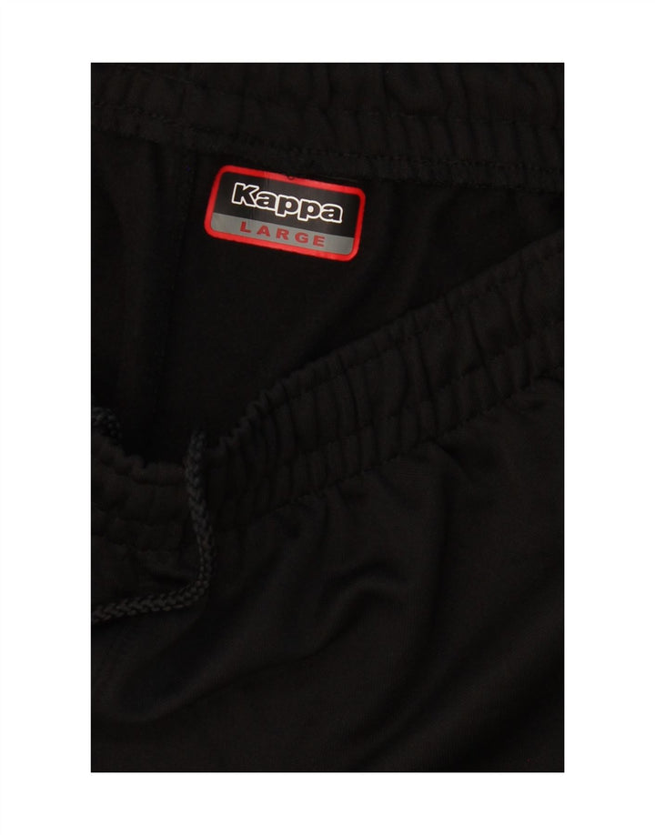 KAPPA Mens Bermuda Sport Shorts Large Black Vintage Kappa and Second-Hand Kappa from Messina Hembry 