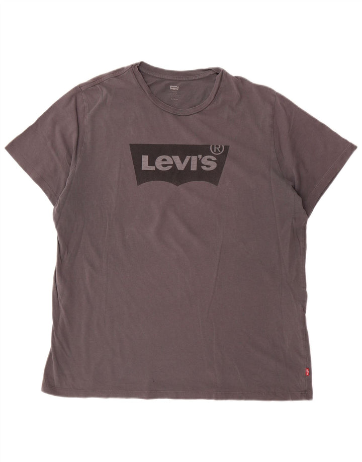 Ανδρικό γραφικό T-Shirt Levi's Top XL Γκρι βαμβακερό