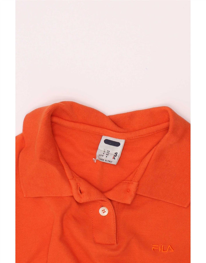 Fila Γυναικείο Crop Polo Shirt IT 44 Medium Orange