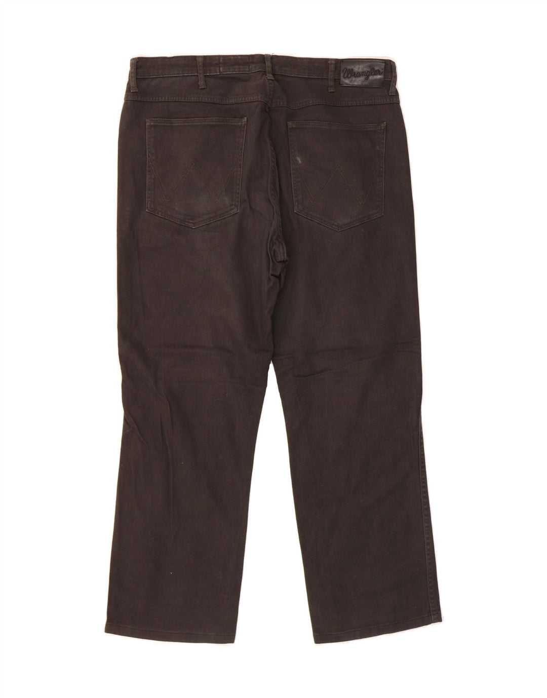 WRANGLER Mens Arizona Straight Jeans W38 L28 Grey Vintage Wrangler and Second-Hand Wrangler from Messina Hembry 
