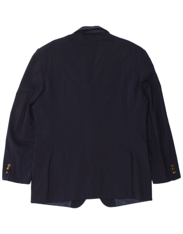 Ferre Ανδρικό σακάκι σακάκι 2 κουμπιών IT 54 2XL Navy Blue Virgin Wool