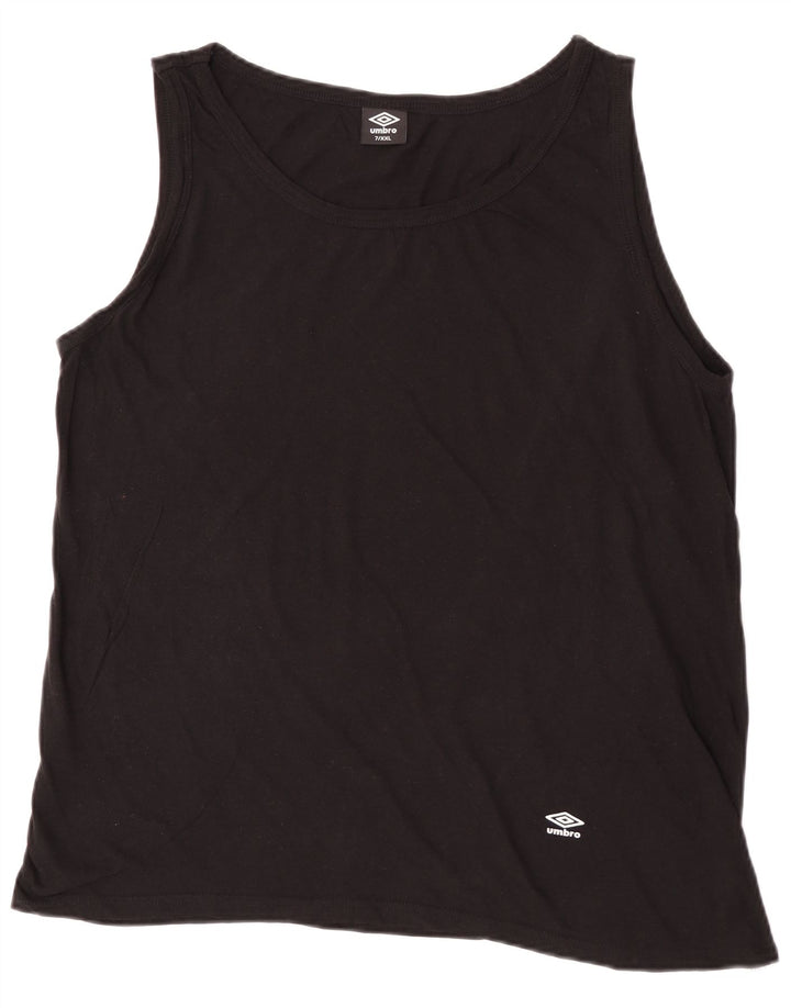 Ανδρικό γιλέκο Umbro 2XL μαύρο βαμβακερό
