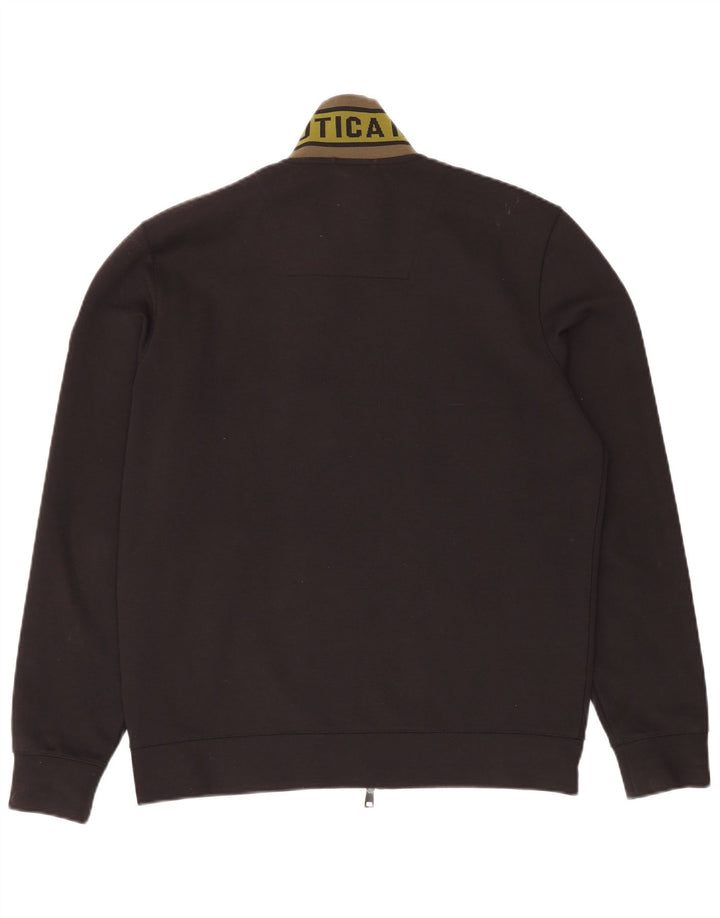 AERONAUTICA MILITARE Ανδρική φόρμα φόρμας γραφικών Top Jacket XL Μαύρο πολυεστέρα