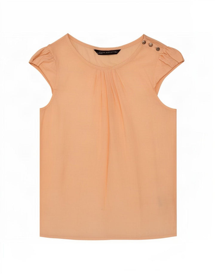 Zara Γυναικεία Μπλούζα Τοπ UK 8 Small Pink