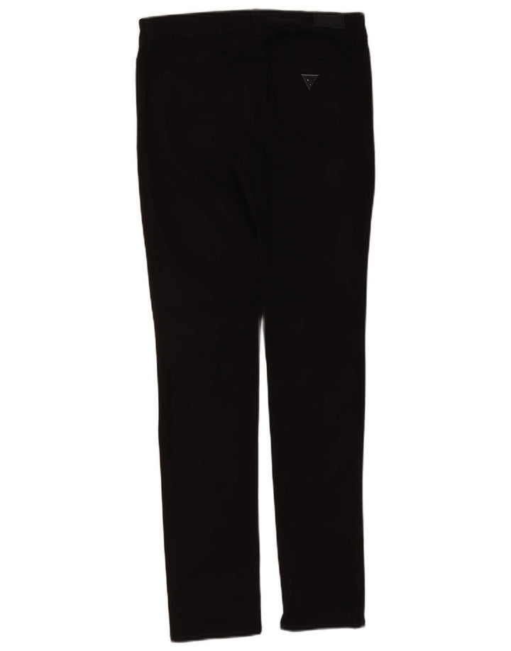 Guess Womens Cigarette Slim Jeans W27 L30 Μαύρο βαμβακερό