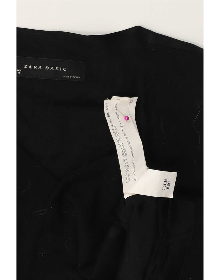 Zara Γυναικείο Γιλέκο UK 14 Large Μαύρο