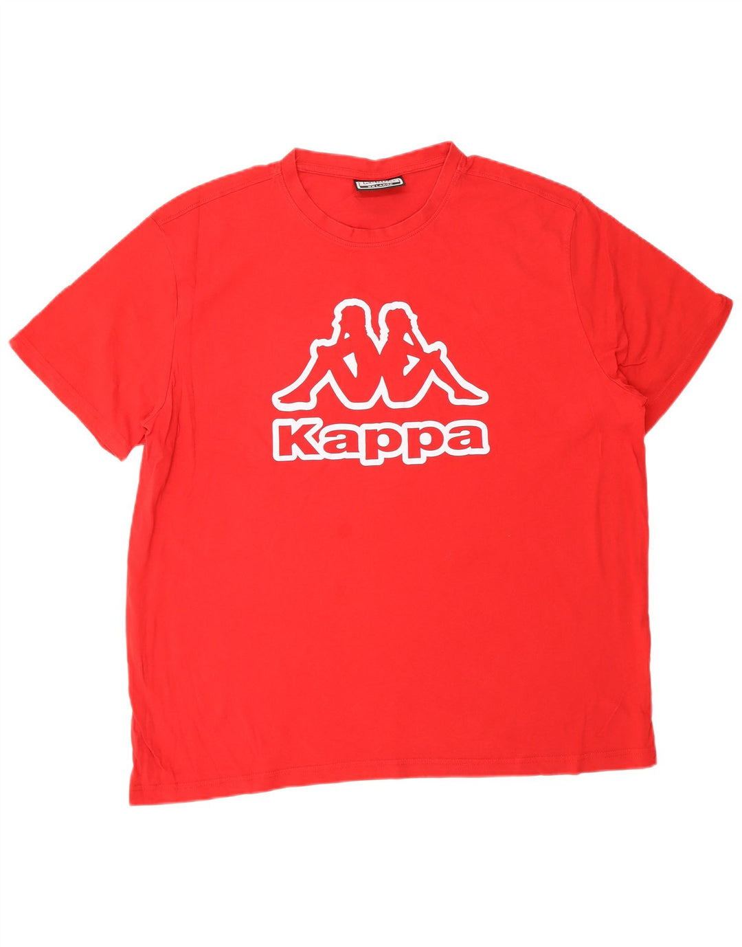Ανδρικό γραφικό T-Shirt KAPPA Top 2XL Κόκκινο