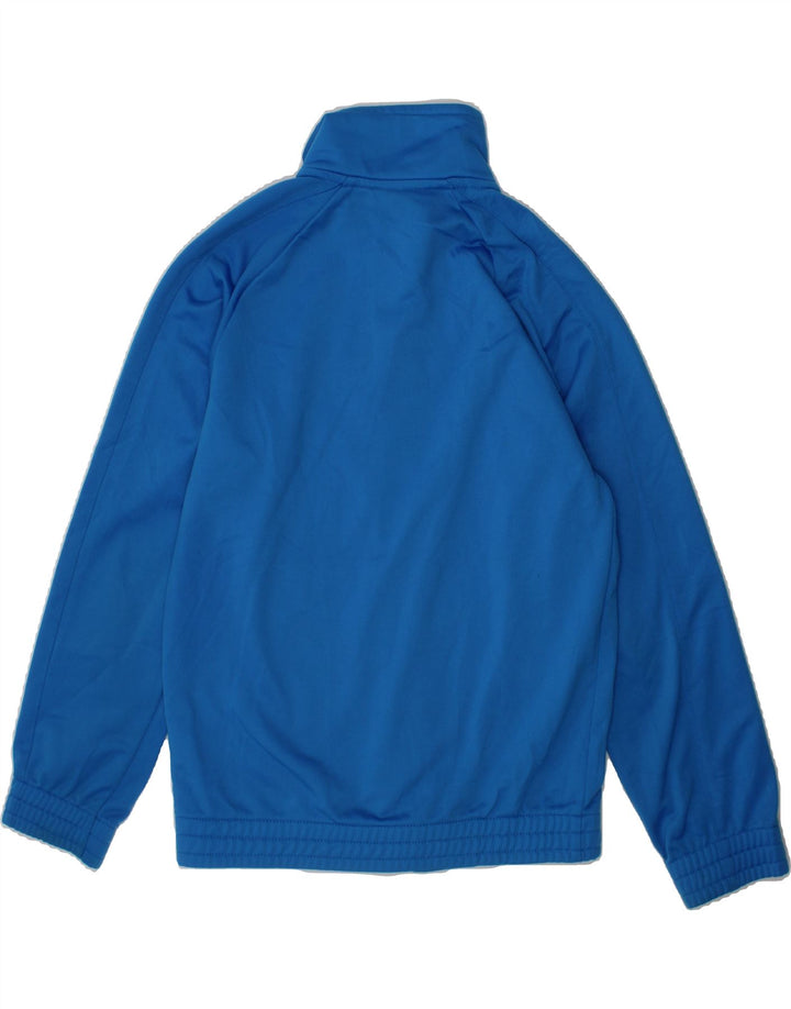 PUMA Boys Graphic Tracksuit Top Jacket 7-8 Years Blue Polyester Vintage Puma and Second-Hand Puma from Messina Hembry 