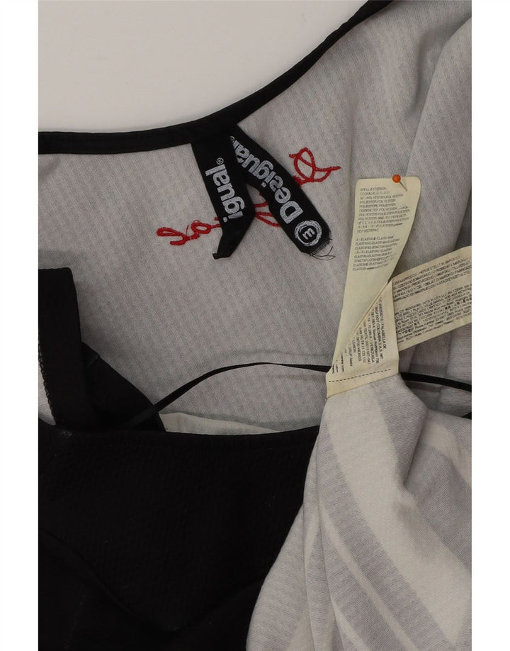 DESIGUAL Γυναικείο Φόρεμα Bodycon UK 12 Medium Black Floral Polyester