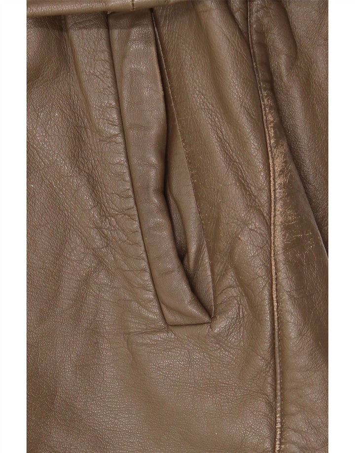 Vintage Ανδρικό Δερμάτινο Μπουφάν IT 52 XL Καφέ Δερμάτινο