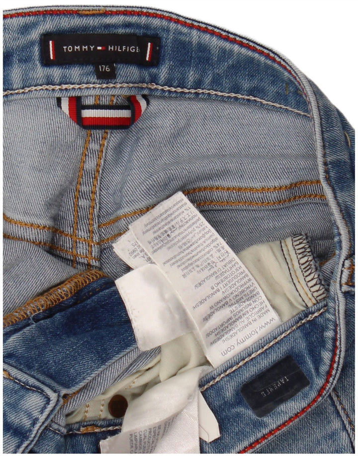 TOMMY HILFIGER Κοριτσίστικο τζιν σορτς 15-16 ετών W30 Μπλε βαμβακερό